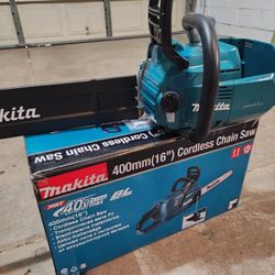 Makita XGT Chainsaw 16" Tool Only