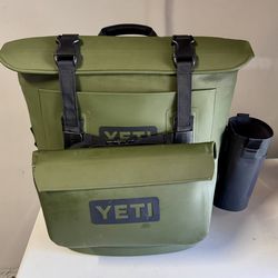YETI Hopper M12 Backpack Soft Cooler With Accessories (see Description)