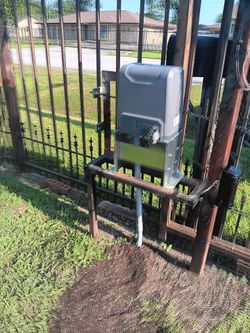 Gates Fences and electric motors..