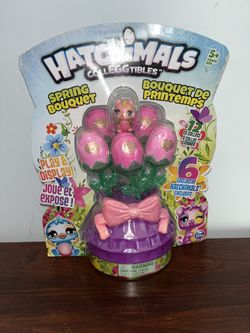 HATCHIMALS COLLEGGTIBLES SPRING BOUQUET PLAYSET! SUPER RARE NEW
