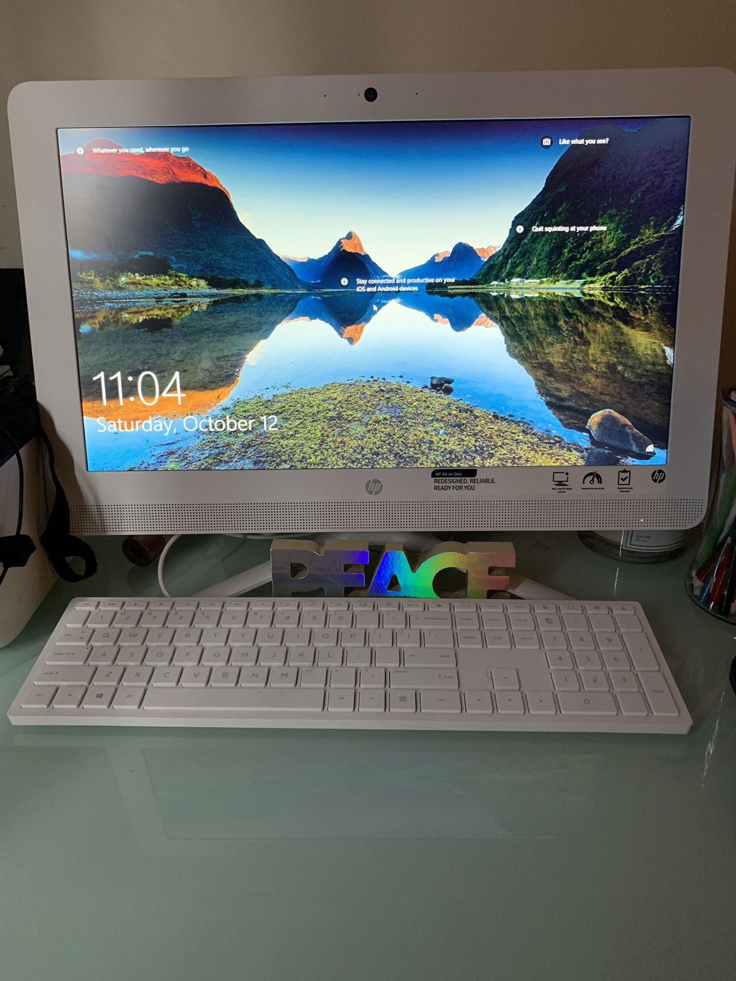 20 inch HP brand new all in one desktop