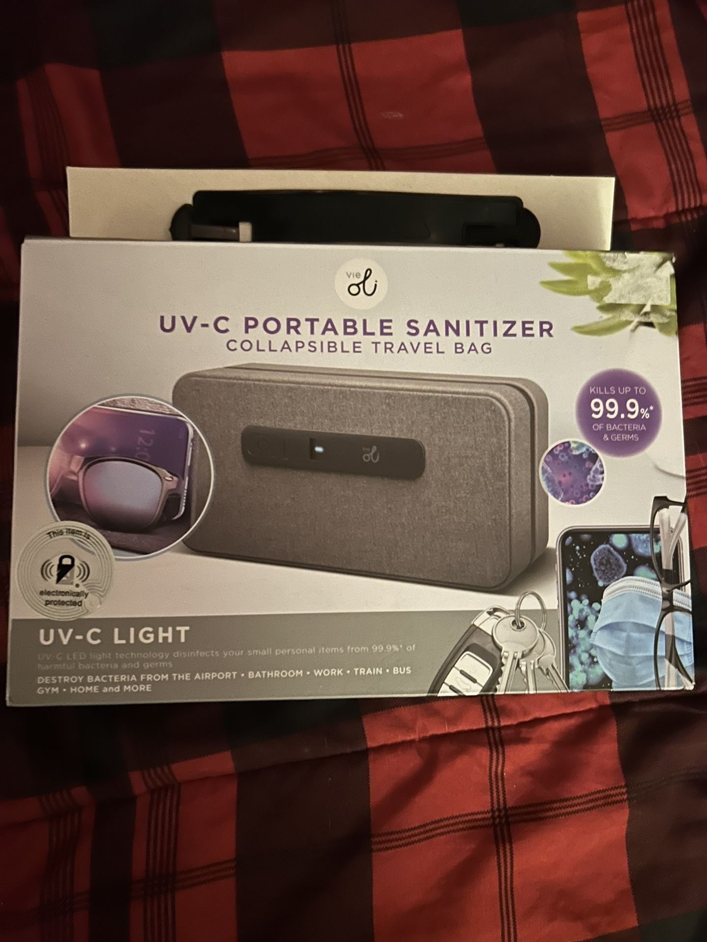 UV-C Portable Collapsible Sanitizing Case