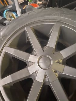 20 Inch KMC Rims With Nitro Grappler Tires