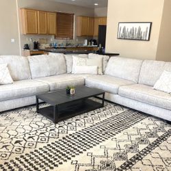 3pc Ashley Beige Rawcliffe Ultra-Soft Sectional