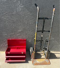 Dolly and tools box