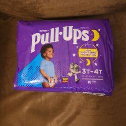 1 Pack Huggies Pull-Ups 3T-4T (32-40lbs)  Toy Story 18 Count