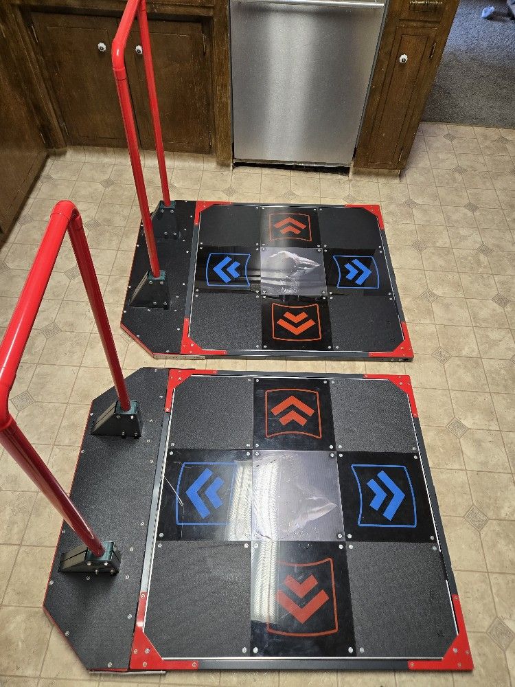 DDR Dance Pads w/ Hand Rails (Arcade Quality)