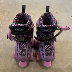 Girls 4 Wheels Roller Skates