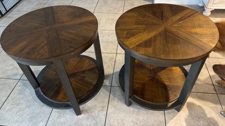 Wood side table (2)