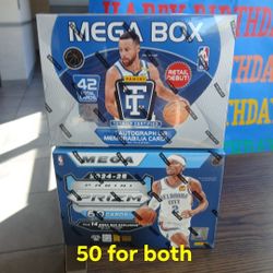 Bundle- Panini Basketball Mega Boxes – Trading Cards