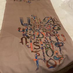 77x27 ARMENIAN KASHMIR SCARF Brand New 