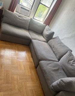 Bob’s Dream Gray 4-Piece Sectional Couch – PICKUP ASAP