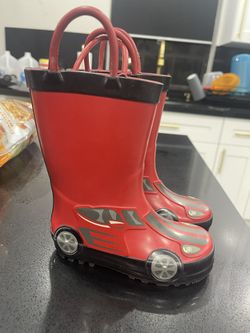 Kids Rain Boots Size 7c