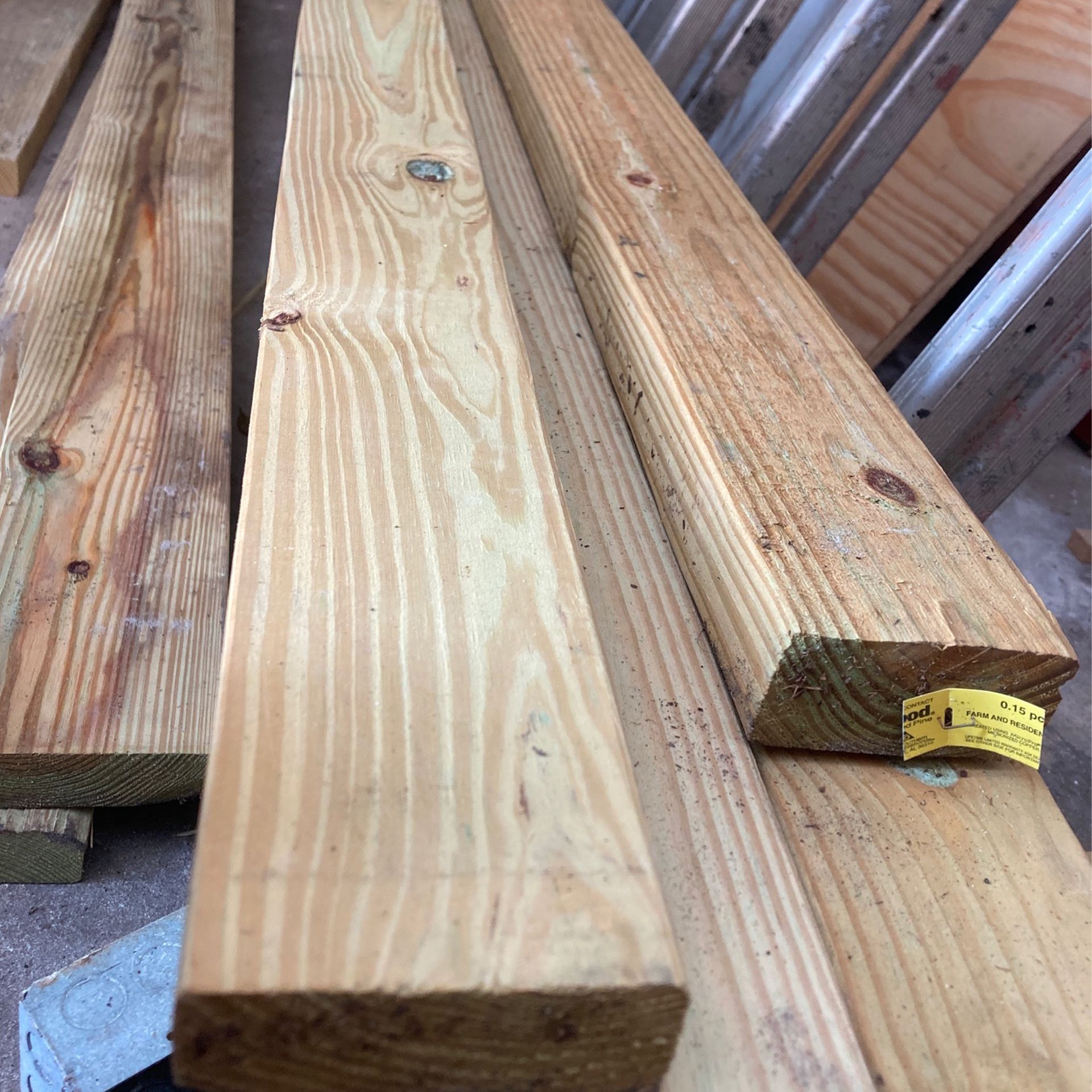 2/4 ...4/6 Pressure treated lumber