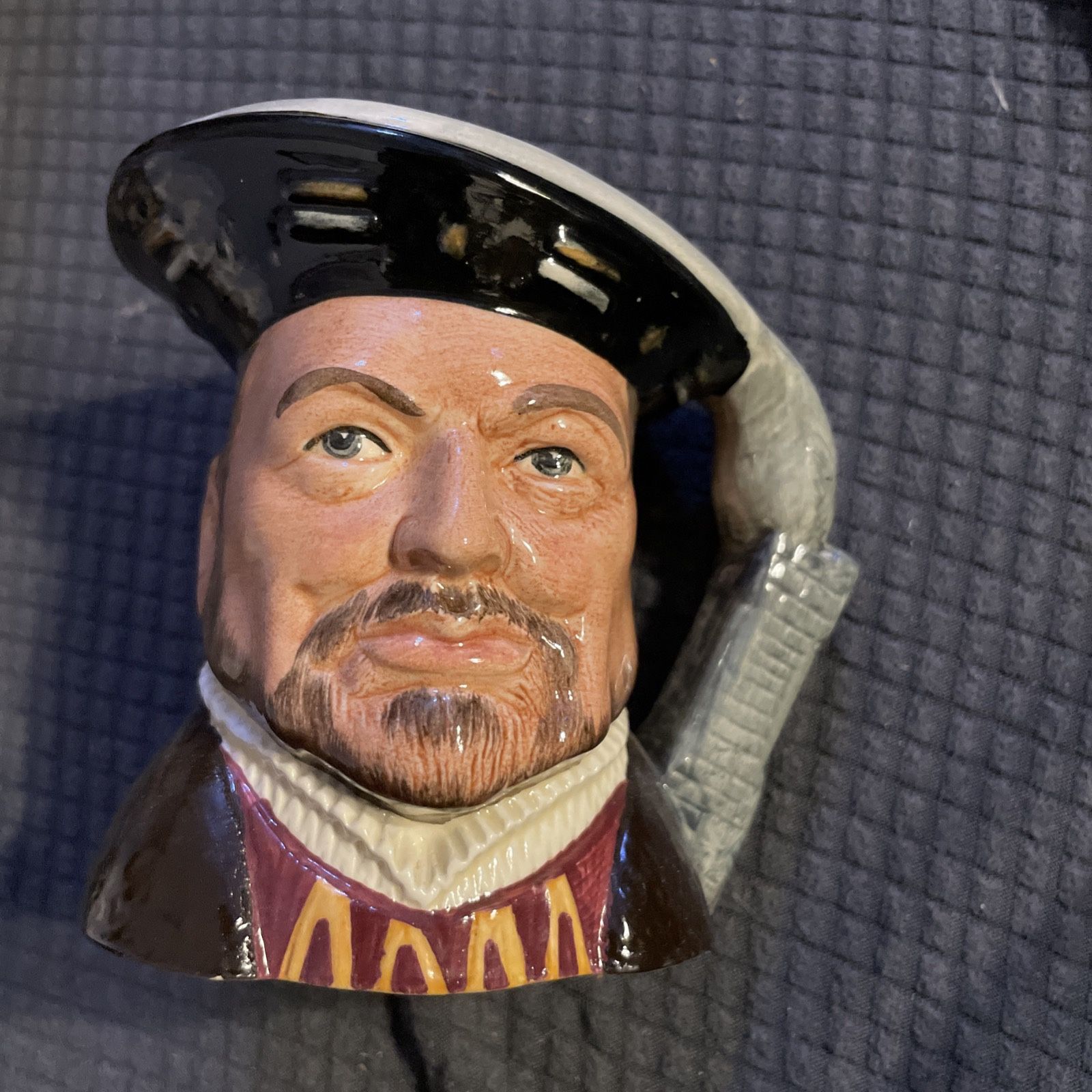 VINTAGE ROYAL DOULTON Character TOBY JUG HENRY VIII D6647 – 4”
