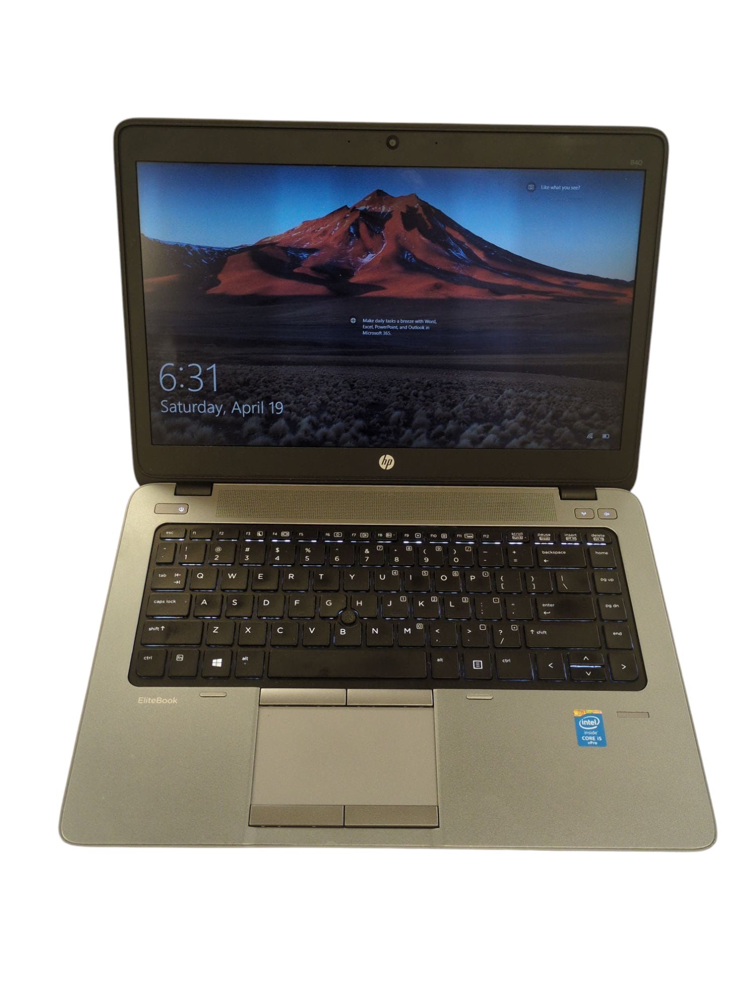 HP EliteBook 840 – Windows 10 Pro – 500GB – $95 Business-grade laptop in good working condition
