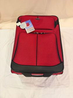 Samsonite Aspire GRT 29" Expandable Upright, Red/Black Softside Lightweight check in Suitcase-New