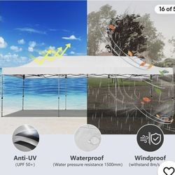 10x30 Pop Up Canopy ,Heavy Duty Canopy UPF 50+ All Season Wind Waterproof Commercial Outdoor Wedding Party Tents for Parties Canopy Gaz
