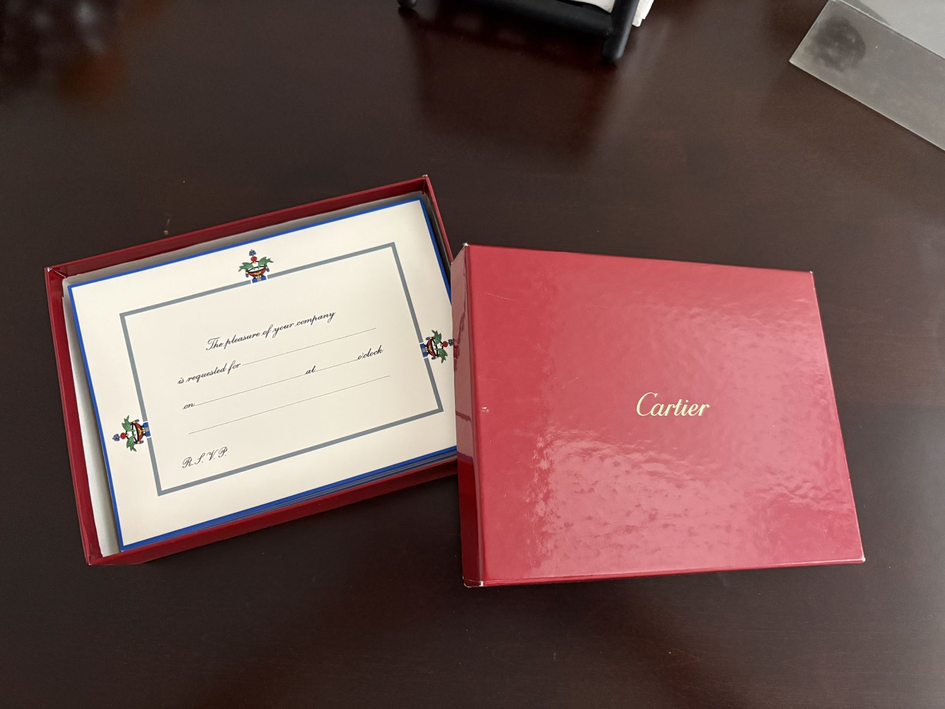 Cartier Invitation Cards