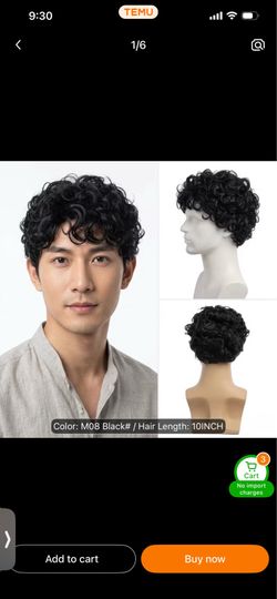Mens hair