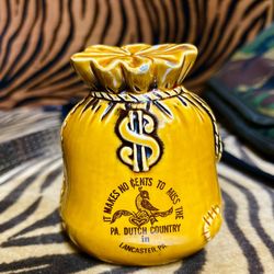 Vintage MCM Coin Bank 