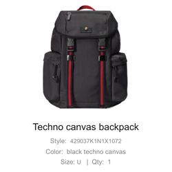 Gucci Techno Canvas Backpack