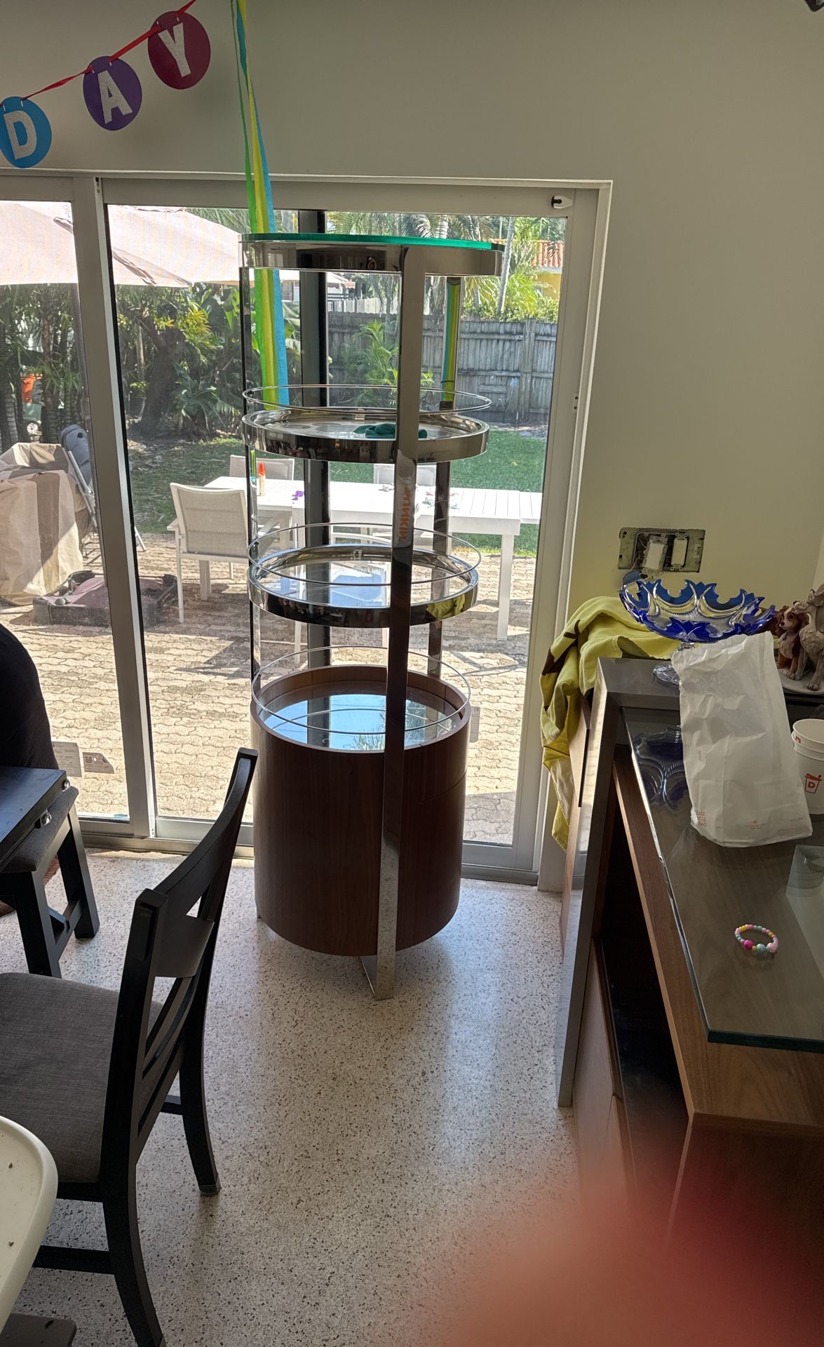 El Dorado Wood Bar Stand