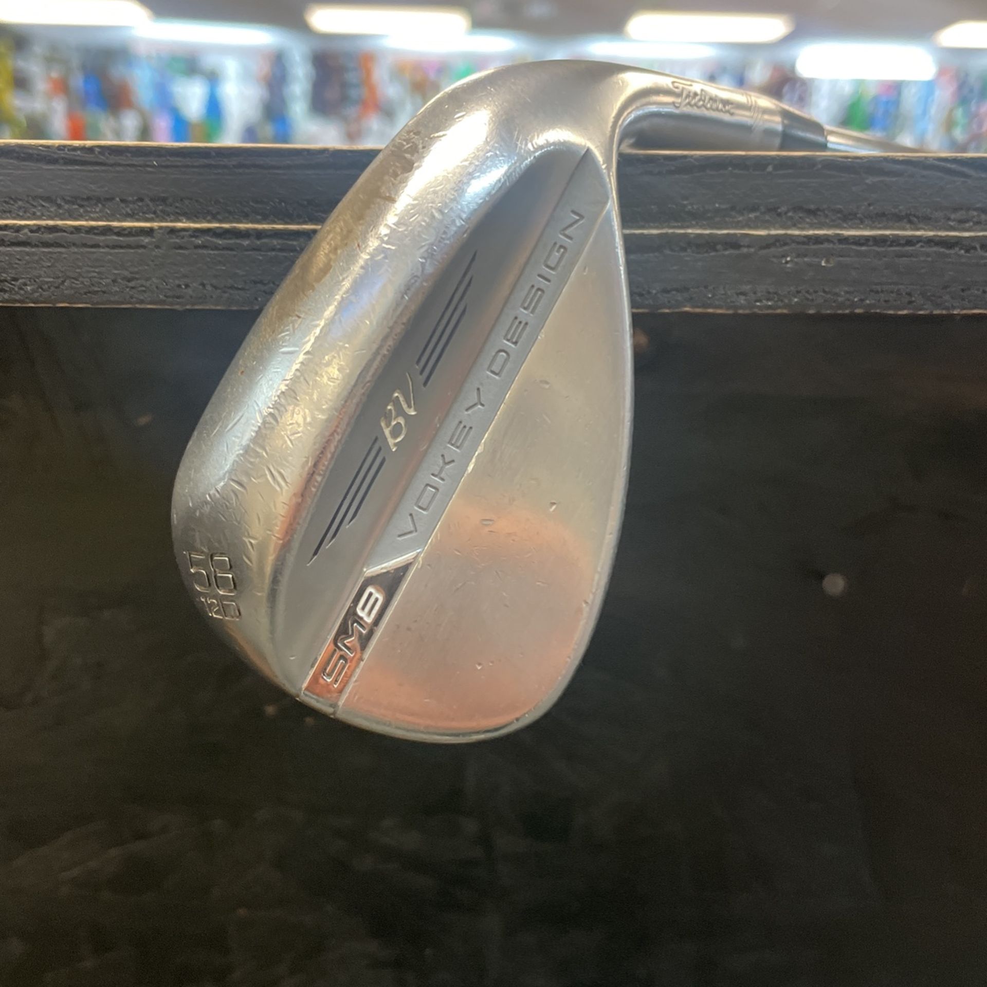 Titleist-Vokey-SM8-Tour-Chrome-Lob-Wedge-58*-Degree-Right-Hand-Steel-Shaft