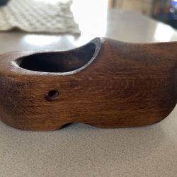 Dutch Wooden Clog - Holland Souvenir - Collectible Hand-Carved 