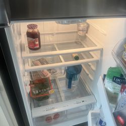 GE Satin Stainless Steel Refrigerator