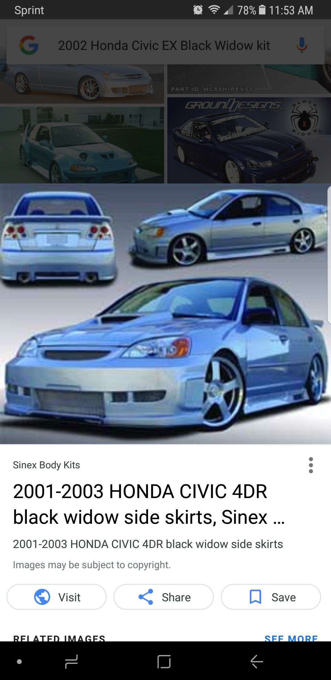 2002 Honda Civic Ex Body Kit