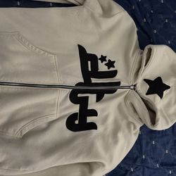 Cream divide the youth zip up