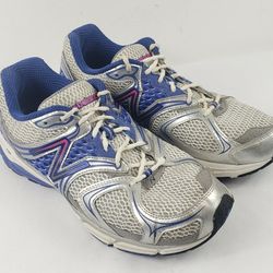 New Balance Womens 940 V2 W940WB2 Gray Blue Running Shoes Lace Up Size 12 D