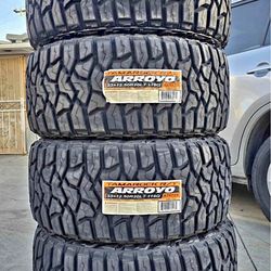 ‼️📲33x12.50R20 vendo set de llantas nuevas Arroyo RT