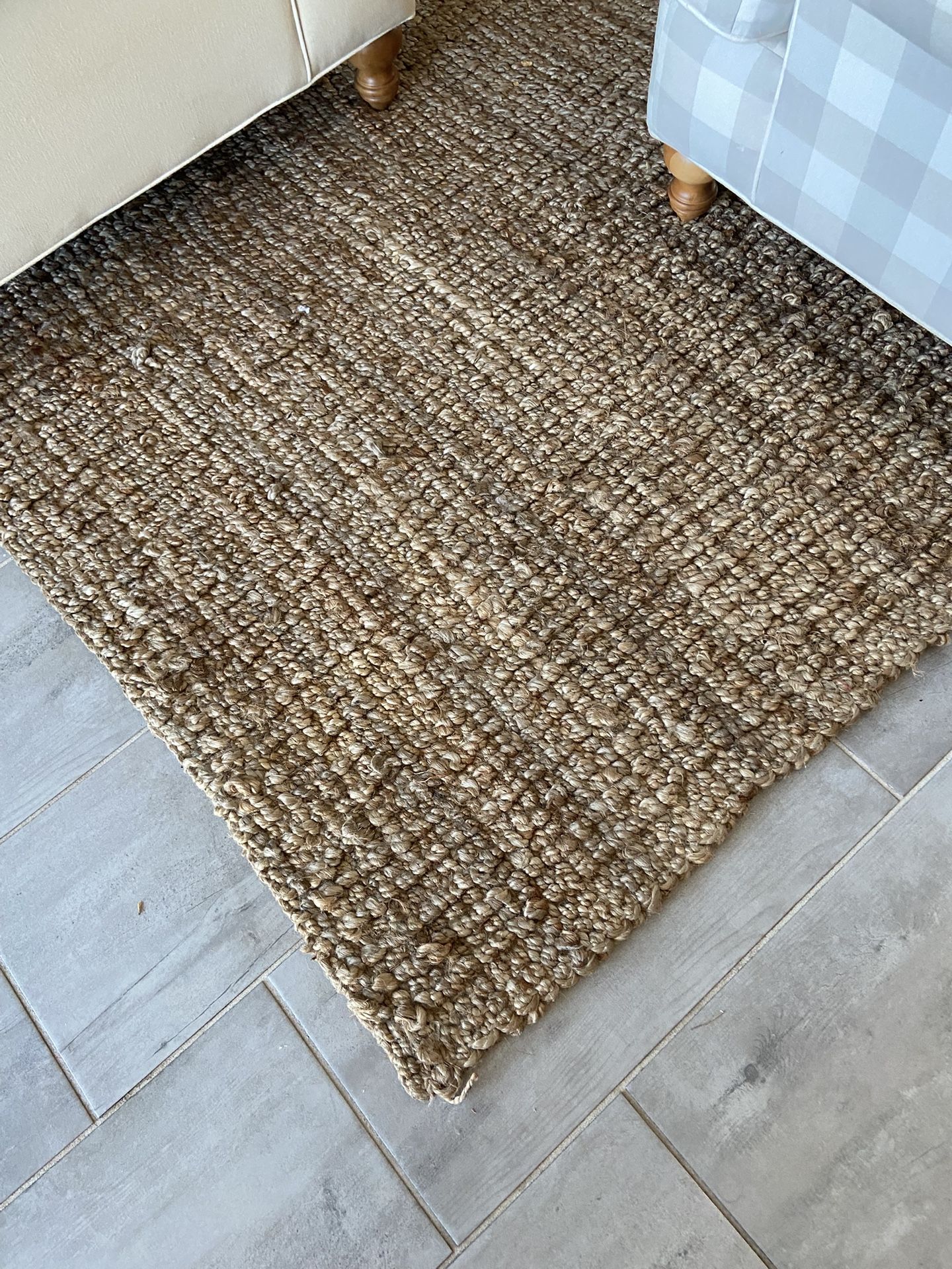 8x10 Jute Rug Brand New