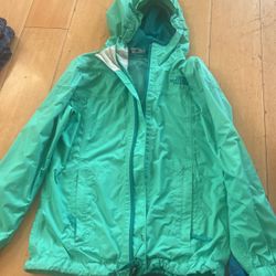 The North Face Girls Windbreaker Jacket Zip up Size 7/8