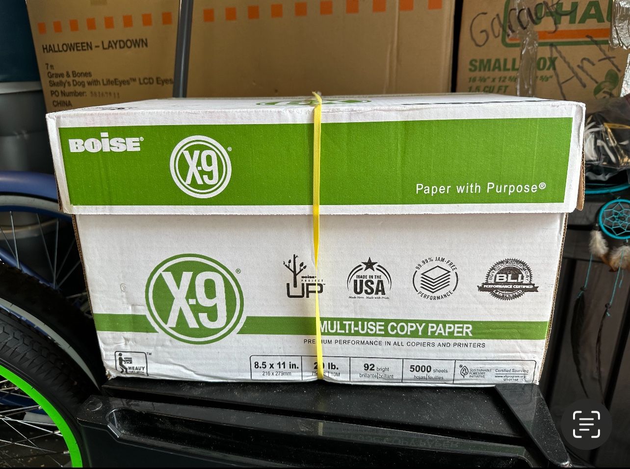 Copy Paper Box (New Unopened) 5,000 Sheets Per Box
