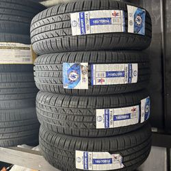 185-70-14 (4) New All Season Tires Installed 50,000 Miles Free Rotations $230 Cash Price Installed