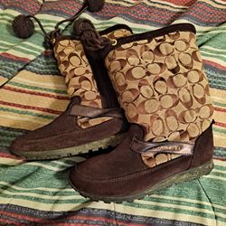 Coach "Juniper" Suade Boots