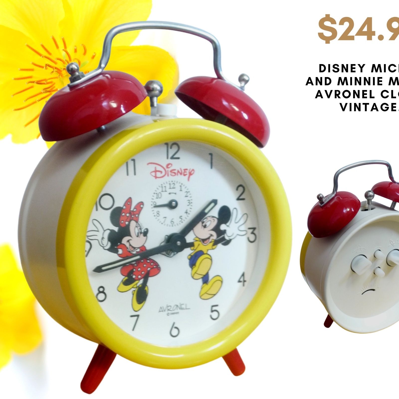 Aveonel Disney Mickey Vintage Clock