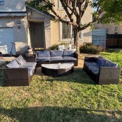 9 Piece Patio Furniture Set Patio Couch Outdoor Furniture 🚛🚛🚎🆕