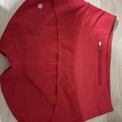 Lululemon Speed Up High-Rise Shorts 2.5” Red