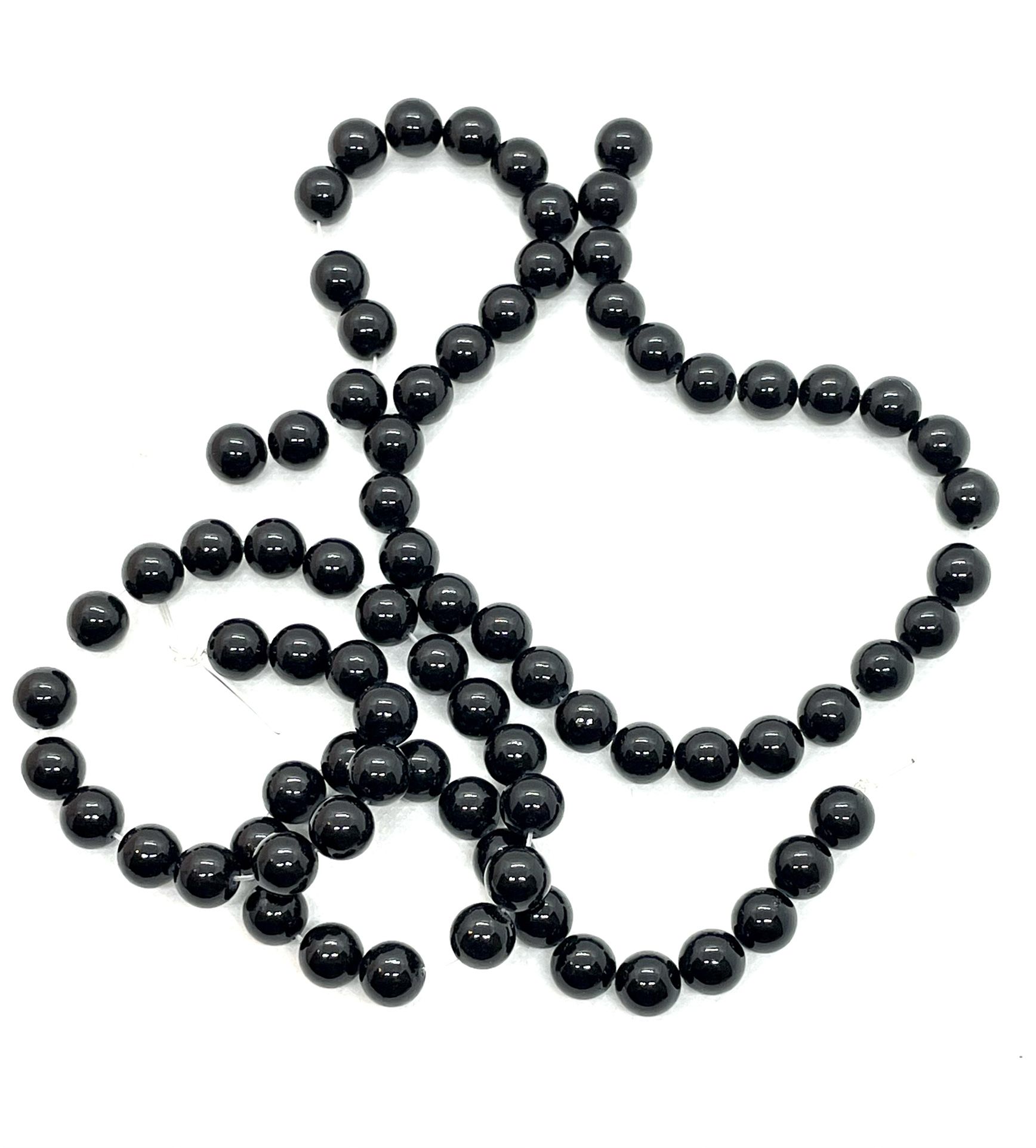 Strand Of Purple Goldstone Beads