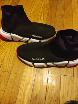 Balenciaga Speed Trainers, Black & Red
