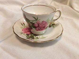 Teacup and Saucer - Royal Vale Bone China