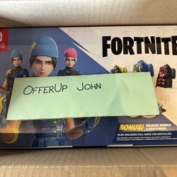 Brand New Fortnite Nintendo Switch Wildcat Edition - Unused Code