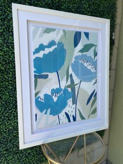 Large white picture frame