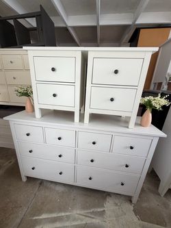 Ikea Hemnes Dresser & Ningt Stand