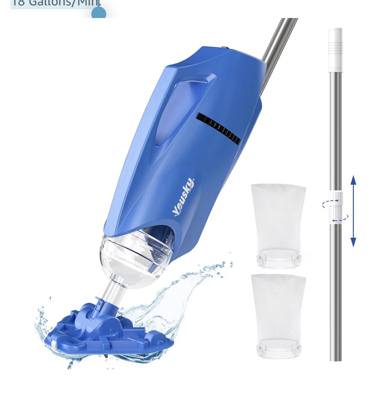 Yousky Handheld Pool Vacuum