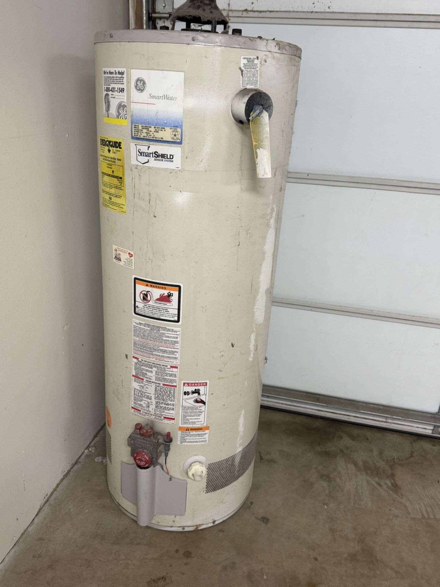 GE Water Heater 50 Gallon For Parts For Free 
